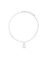 Collier pendentif Infini en zircone cubique en argent sterling