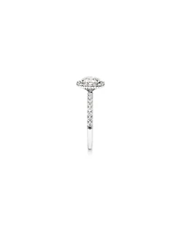 1.79 Carat TW Round Brilliant Laboratory-Grown Diamond Halo Engagemet Ring in 14kt White Gold