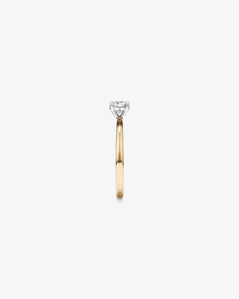 Carat TW Round Brilliant Diamond Solitaire Engagement Ring in 14kt White Gold
