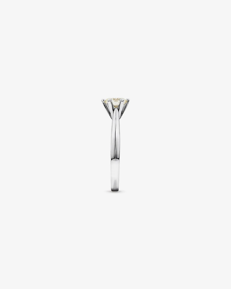 1 Carat Diamond Solitaire Ring in 14kt White Gold