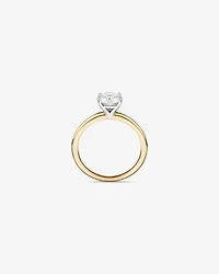 Carat TW Round Brilliant Laboratory-Grown Diamond Solitaire Engagement Ring in 14kt Gold