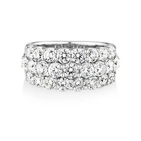 Ring with 3 Carat TW of Diamonds in 14kt White Gold