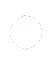Necklace with Opal & Diamonds in 10kt Yellow Gold