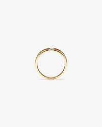 15 Carat TW Round Brilliant Half Bevelled Edge Channel Set Men's Ring in 10kt Yellow Gold