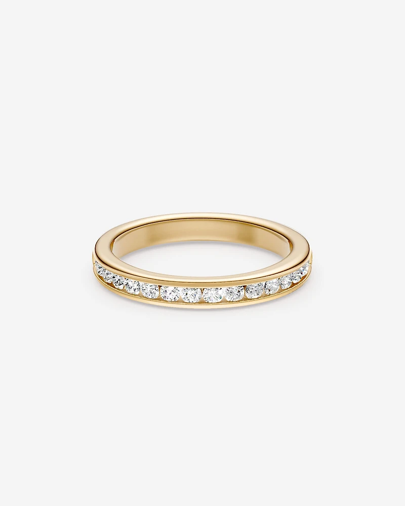 Wedding Band with 0.50 Carat TW of Diamonds in 14kt Yellow Gold