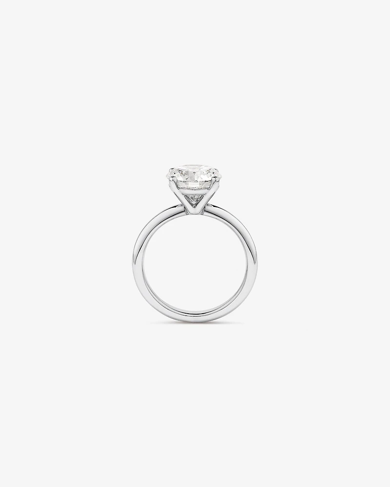3.00 Carat TW Round Brilliant Laboratory-Grown Diamond Solitaire Engagement Ring in Platinum