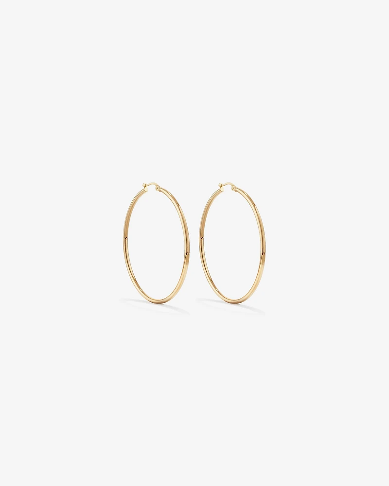 45mm Hoop Earrings in 10kt Yellow Gold
