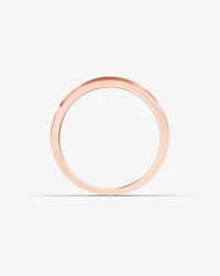 15 Carat TW Round Brilliant Half Bevelled Edge Channel Set Men's Ring in 10kt Yellow Gold