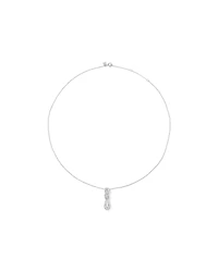 0.15 Carat TW Diamond Knots Pendant in Sterling Silver