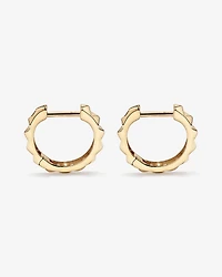 Créoles Huggie Signature Connect en Or Rose 10 kt