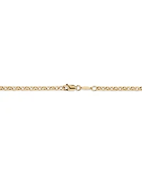 60cm (24") Oval Belcher Chain in 10kt Yellow Gold