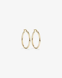 25mm Hoop Earrings in 10kt Rose Gold