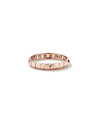 Bague Linéaire Signature Connect en Or Jaune 10 kt