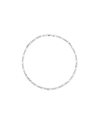 55cm (22") 5.75mm Width Figaro Chain Necklace in Sterling Silver