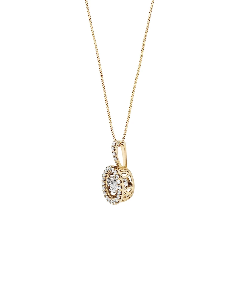 Everlight Pendant with 0.33 Carat TW of Diamonds in 10kt White Gold