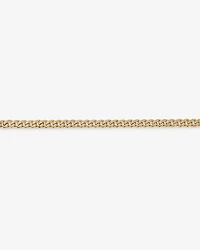 21cm (8.5") 5.5mm Semi-Solid Diamond Cut Curb Bracelet in 10kt Yellow Gold