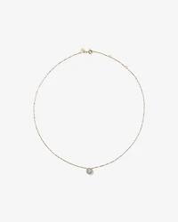 0.50 Carat TW Round Brilliant Laboratory-Grown Diamond Halo Pendant in 10kt Yellow Gold