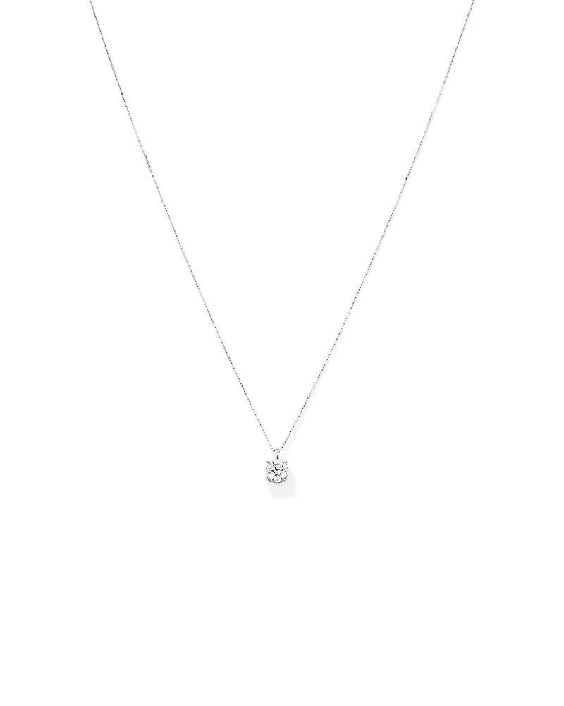 1.00 Carat TW Laboratory-Grown Diamond Solitaire Pendant in 14kt Gold