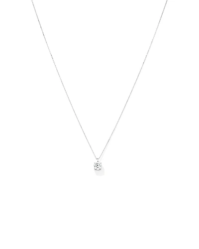 1.00 Carat TW Laboratory-Grown Diamond Solitaire Pendant in 14kt Gold