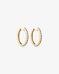 Huggie Earrings with 0.50 Carat TW of Diamonds in 10kt Rose Gold
