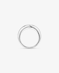 0.30 Carat TW Laboratory-Grown Marquise Diamond Dome Ring in Sterling Silver