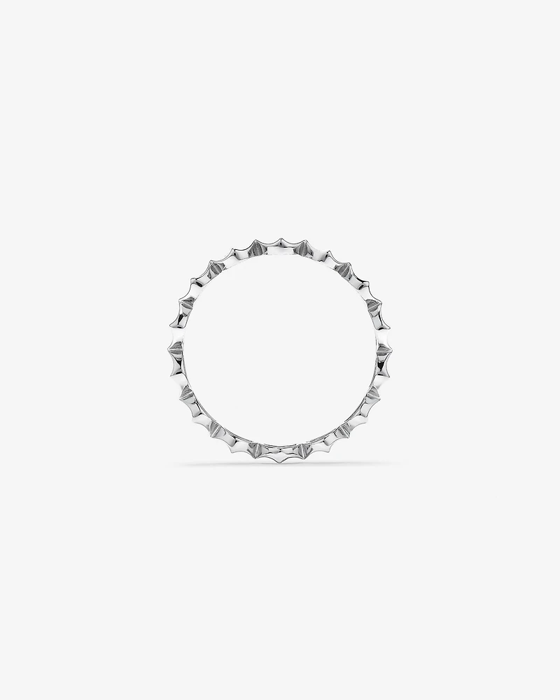 Bague Signature Connect Courbée en Argent Sterling
