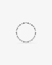 Bague Signature Connect Courbée en Argent Sterling