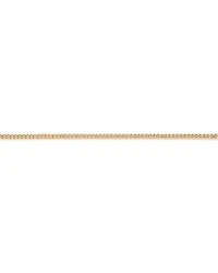 55cm (22") 6.3mm Width Solid Concave Bevelled Curb Chain in 10kt Yellow Gold