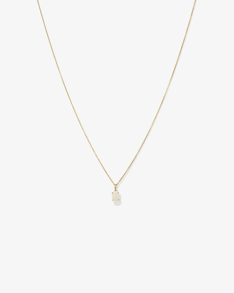 Pendant with Opal in 10kt Yellow Gold