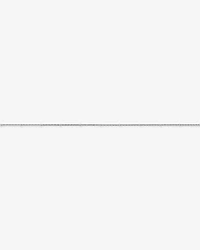 26cm (10.2") 1.1mm Width Snake and Bead Chain Anklet in Sterling Silver