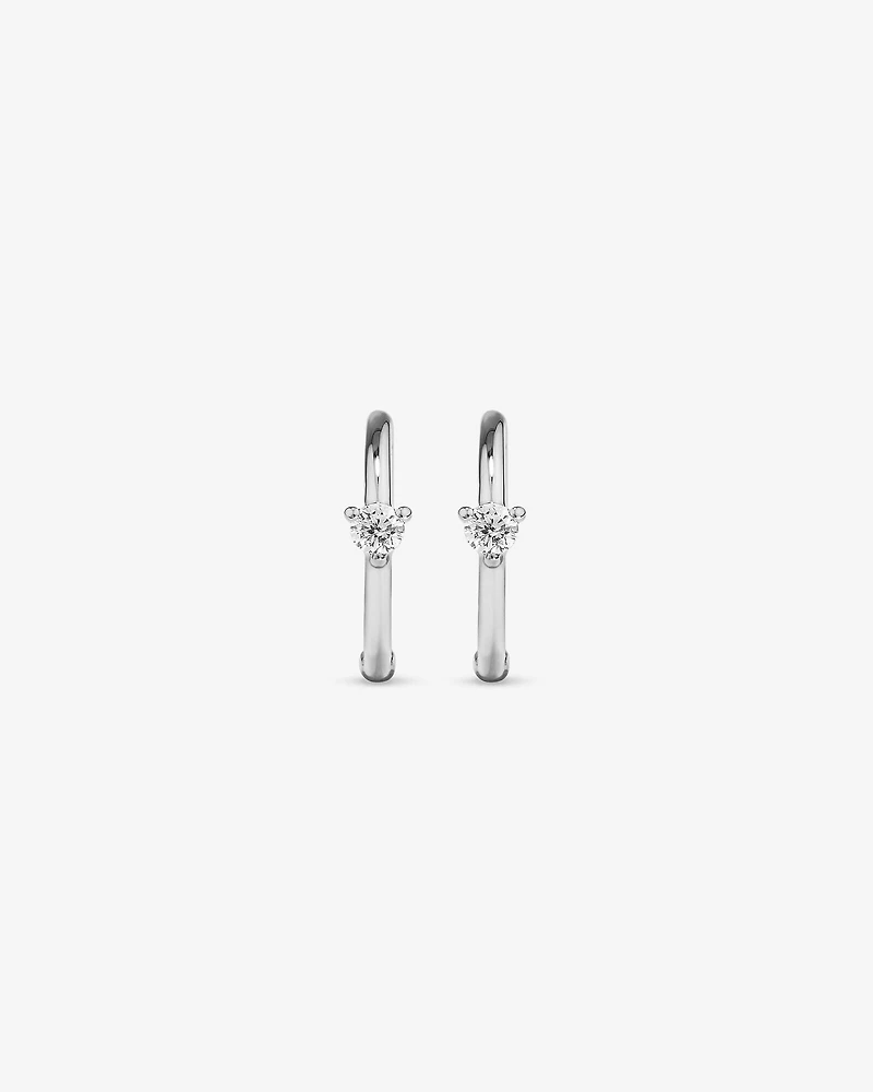 Diamond Accent Sleeper Earrings in 10kt Gold