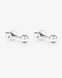 Boucles d'oreilles clous en forme de boule de 4 mm en argent sterling