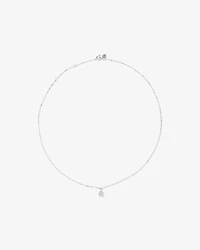 0.50 Carat TW Diamond Solitaire Pendant in 18kt White Gold