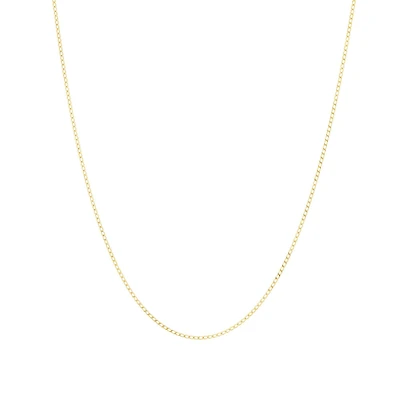 50cm (20") Curb Chain in 10kt Yellow Gold