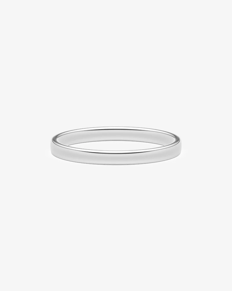 2mm Lite Half Round Wedding Band in 10kt Yellow Gold
