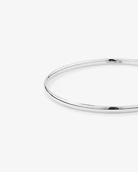 3.7mm Solid Round Bangle in Sterling Silver