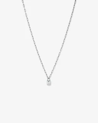 Signature Lock Necklace in Sterling Silver