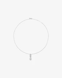 0.15 Carat TW Diamond Knots Pendant in Sterling Silver