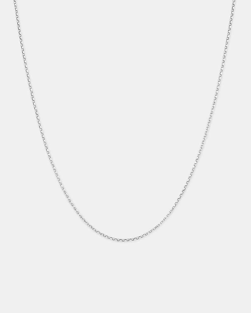 45cm (18") Solid Belcher Chain in 10kt White Gold