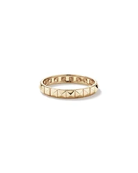 Bague Linéaire Signature Connect en Or Jaune 10 kt