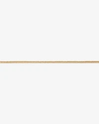 55cm (22") 5.1mm Width Solid Concave Bevelled Curb Chain in 10kt Yellow Gold