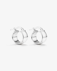 10mm Hoop Earrings in Sterling Silver