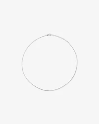 50cm (20") 1.25mm Width Round Box Chain Necklace in Sterling Silver
