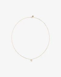 Australian Opal & Diamond Accent Necklace in 10kt Yellow Gold