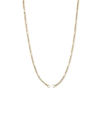 50cm (20") 7 and 1 Belcher and Paperclip Open Pendant Chain in 10kt Yellow Gold