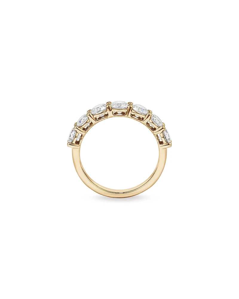 2.00 Carat TW Round Brilliant Laboratory-Grown Diamond Wedding Ring in 14kt White Gold