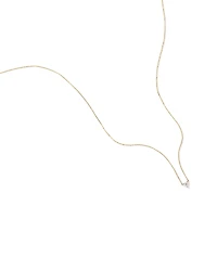 Necklace With 0.08 Carat TW Diamonds in 10kt Yellow Gold