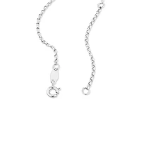 45cm (18") Solid Belcher Chain in 10kt White Gold