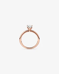 1.25 Carat TW Pear Laboratory-Grown Diamond Solitaire Engagement ring in 14kt Yellow and White Gold