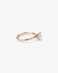 Carat TW Round Brilliant Laboratory-Grown Diamond Solitaire Engagement Ring in 14kt Gold